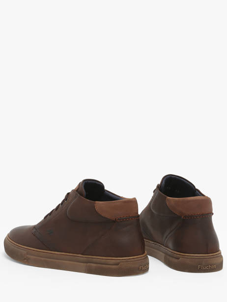 Sneakers Niko Uit Leder Fluchos Bruin men F1549 ander zicht 2